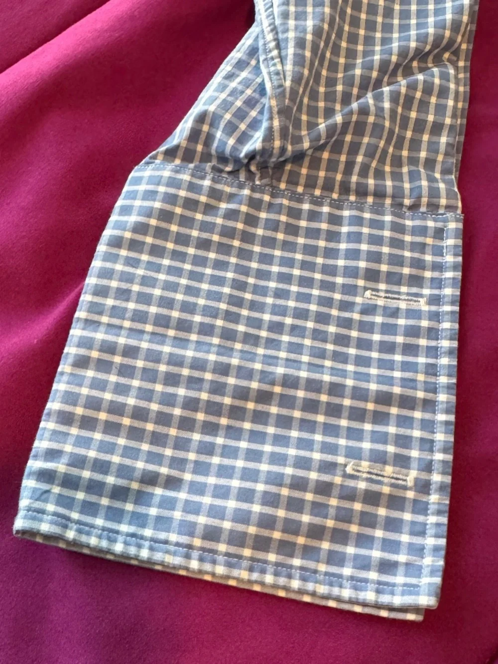 Polo Ralph Lauren Regent Classic Fit Gingham Dress Shirt French Cuffs 15 33